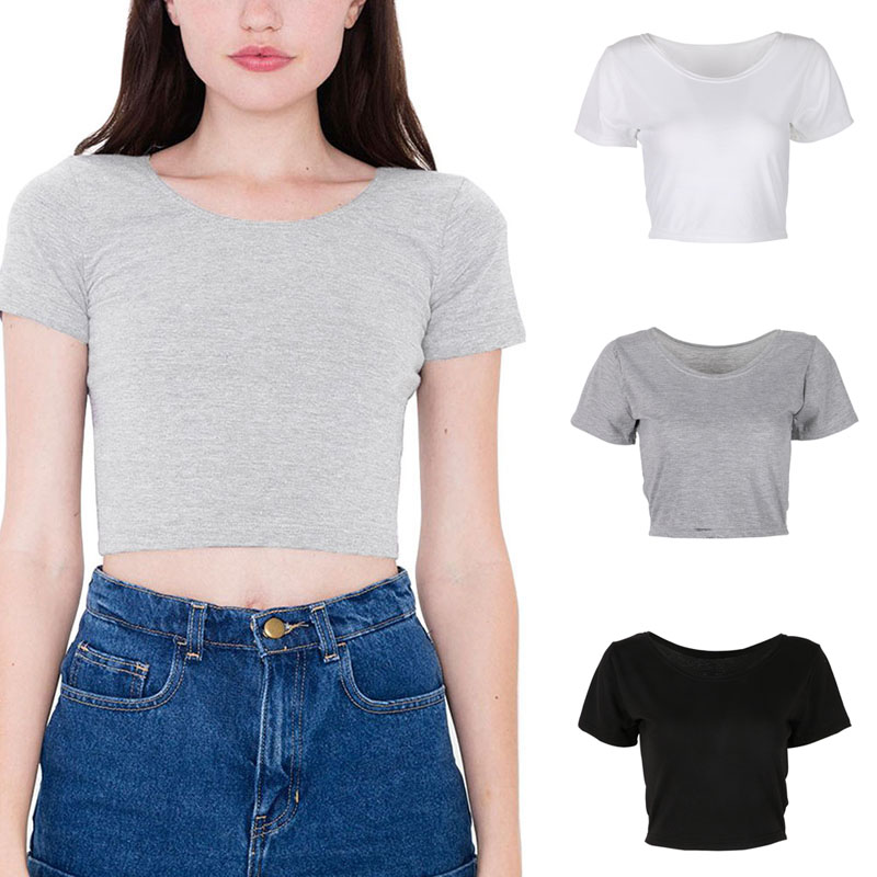 Fit skinny girls Round Neck Decorative Buttons Color Block Patchwork T-Shirts aliexpress chart sizes sets
